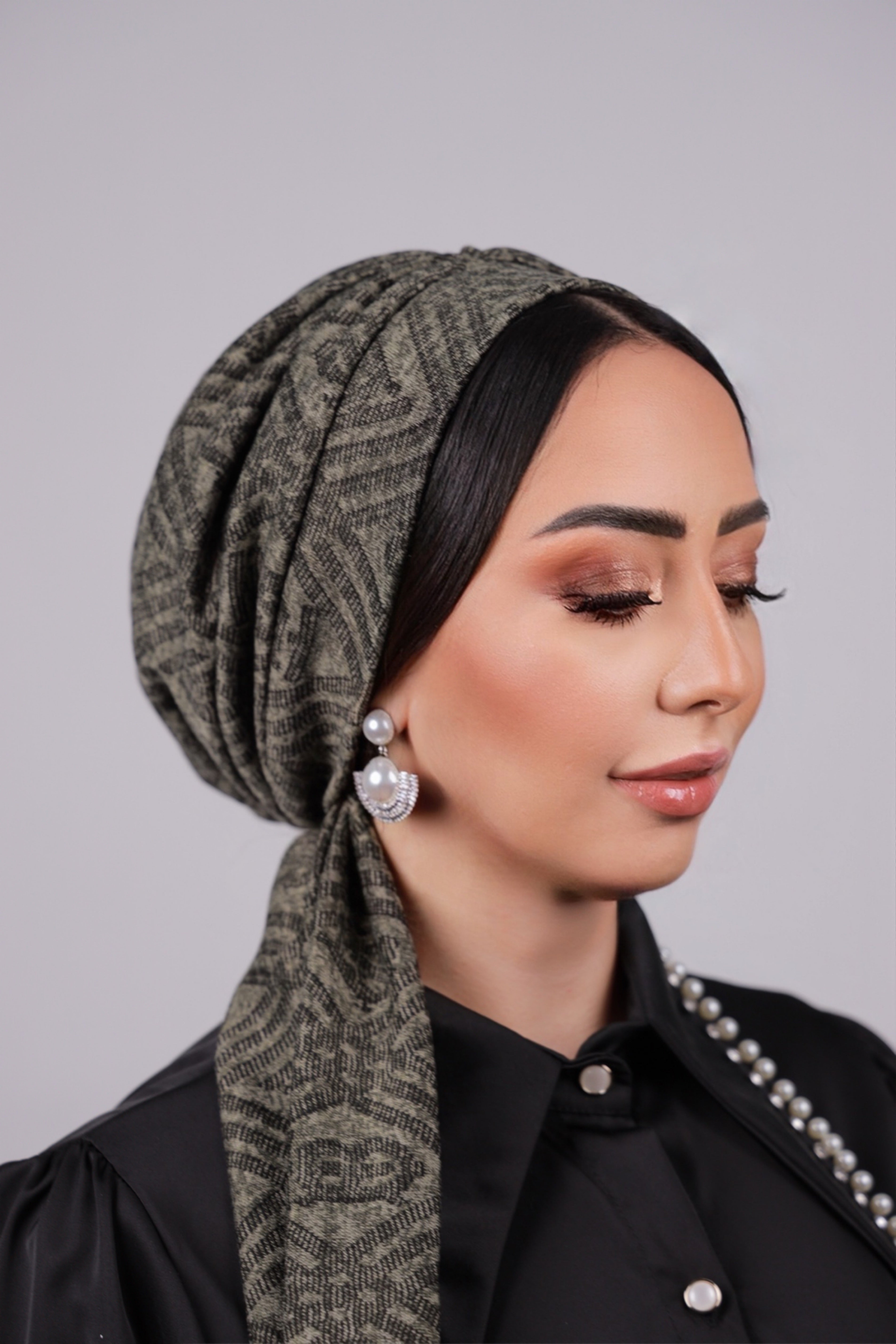 Tie Back Knit Turban