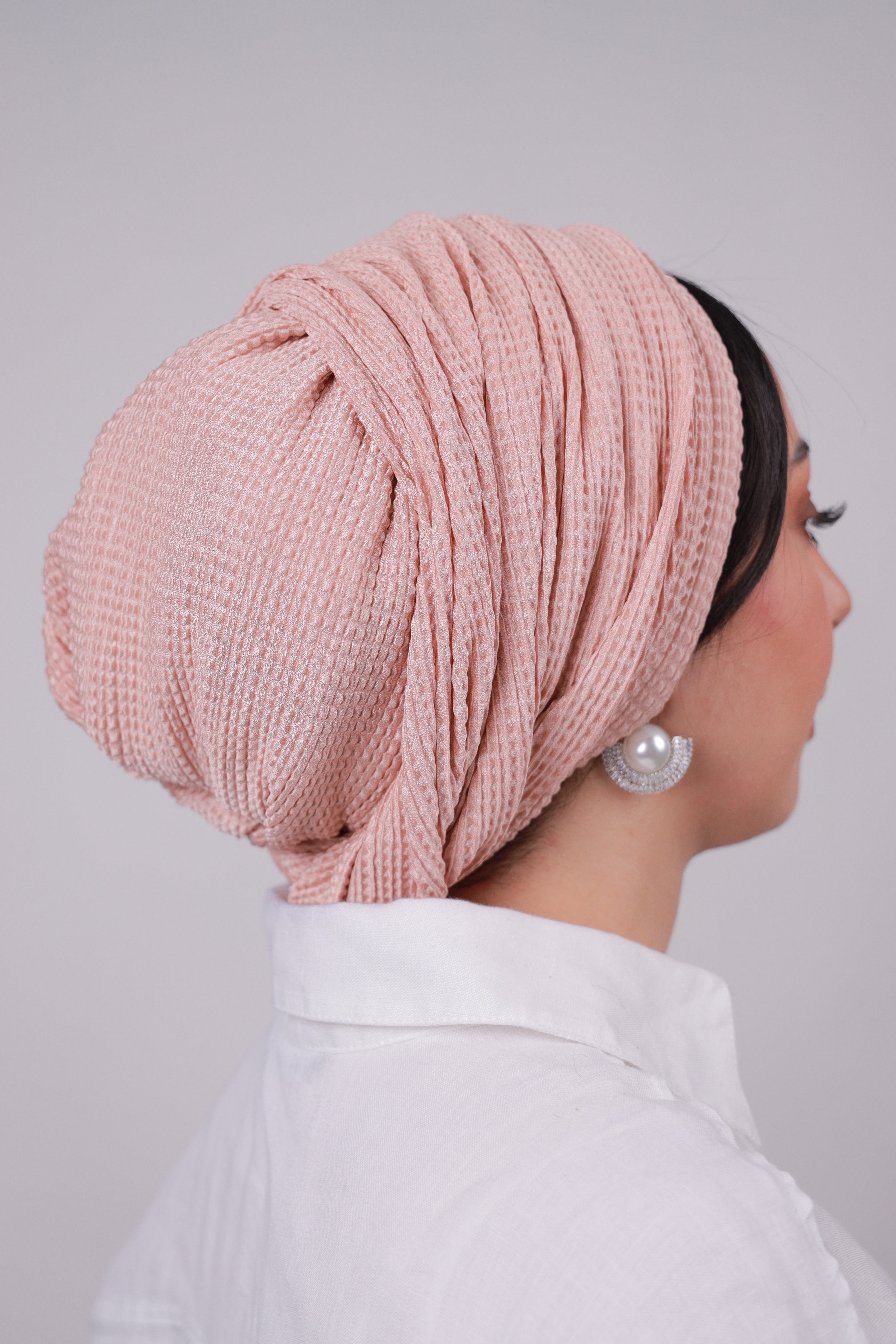 Draped Crinkle Turban