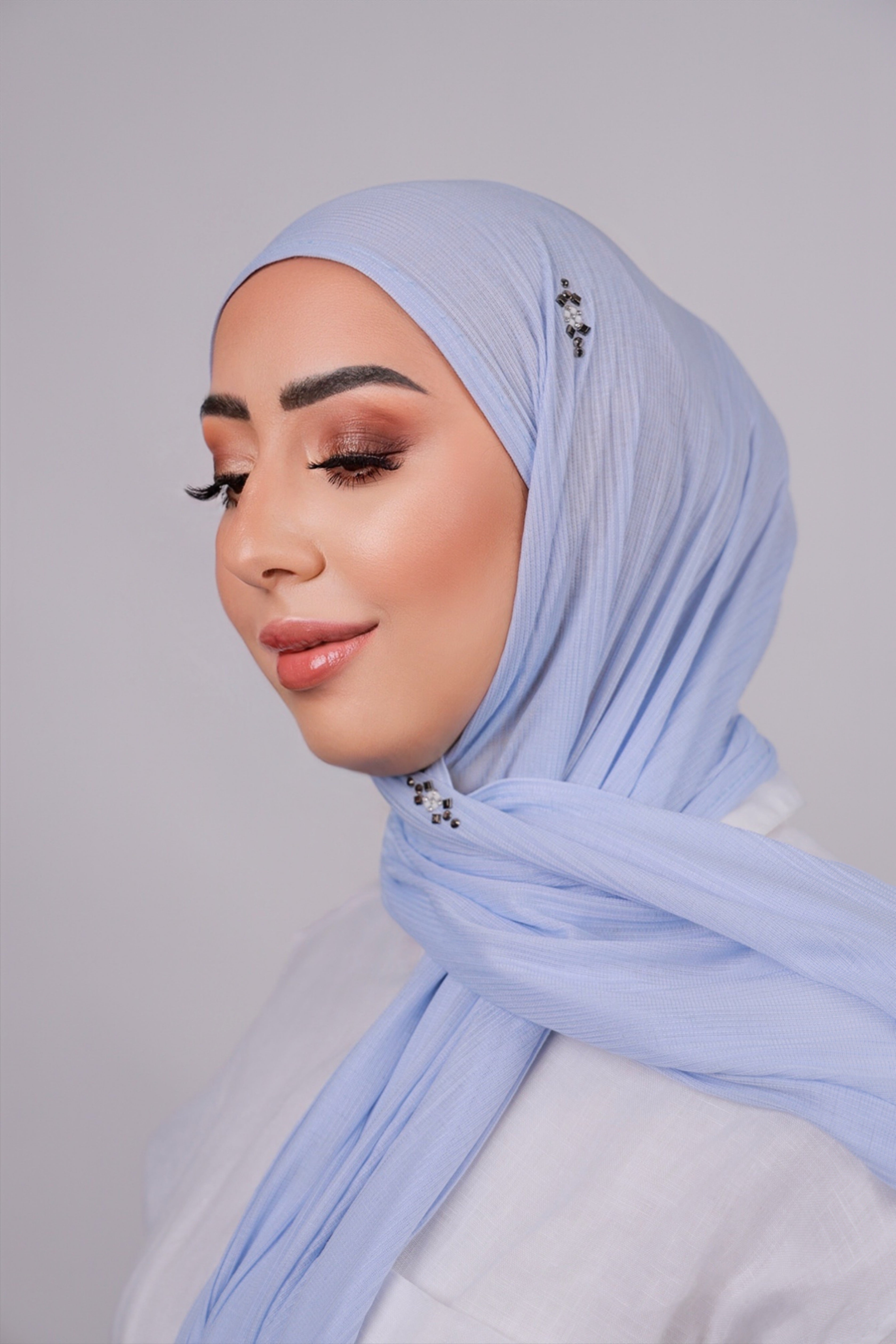 Delicate Rhinestone Hijab