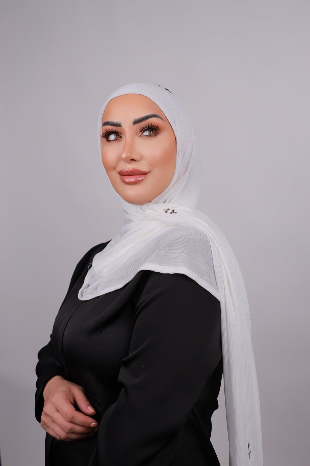Delicate Rhinestone Hijab